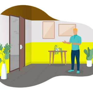 rooms of an apartment